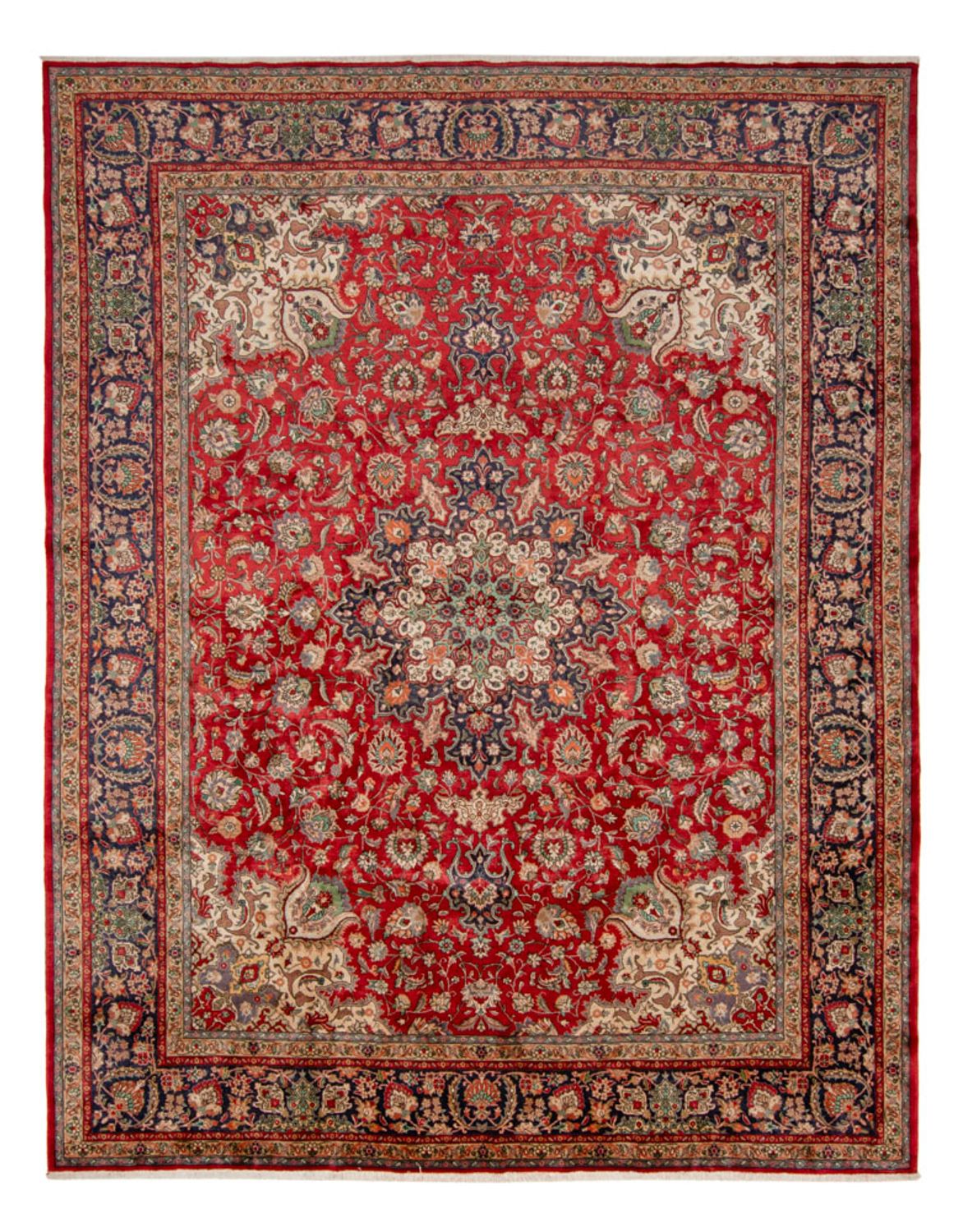 Tappeto Persero - Tabriz - 434 x 343 cm - rosso