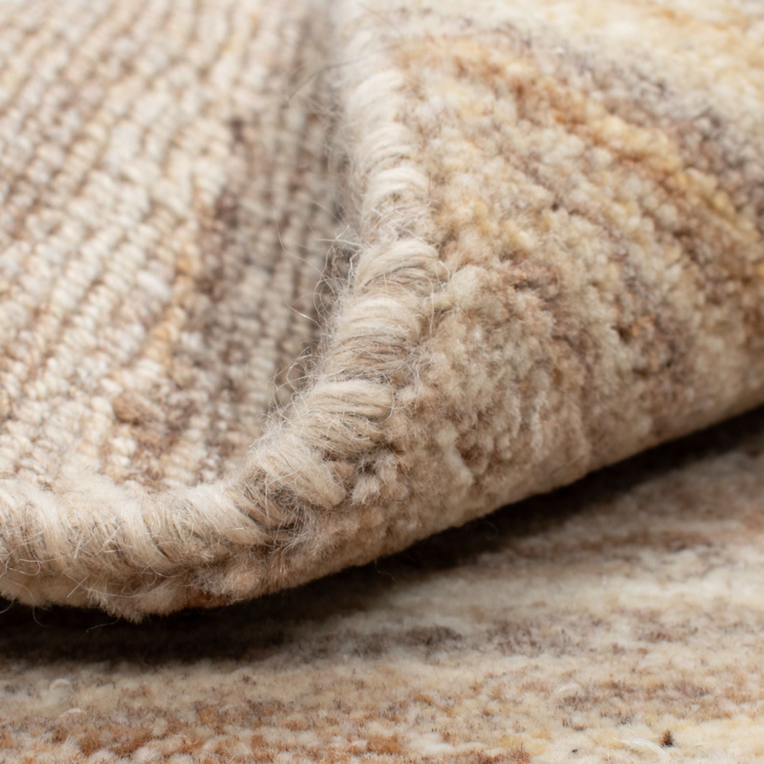 Gabbeh Teppich - Perser - 102 x 77 cm - natur
