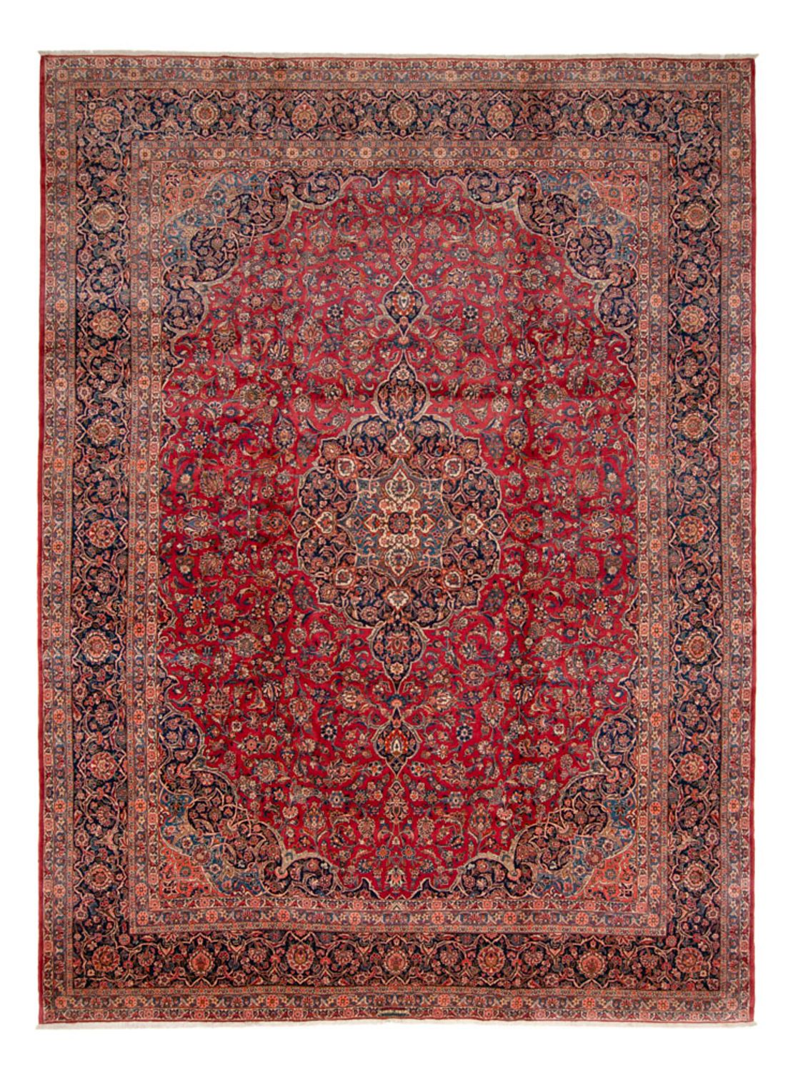 Tappeto Persero - Keshan - 467 x 328 cm - rosso