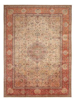 Tappeto Persero - Tabriz - Reale - 486 x 350 cm - beige