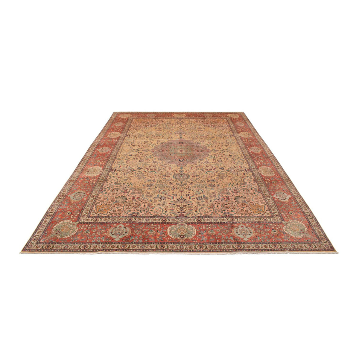 Tappeto Persero - Tabriz - Reale - 486 x 350 cm - beige
