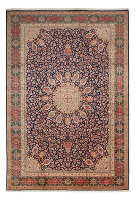 Tappeto Persero - Tabriz - Reale - 517 x 352 cm - blu scuro