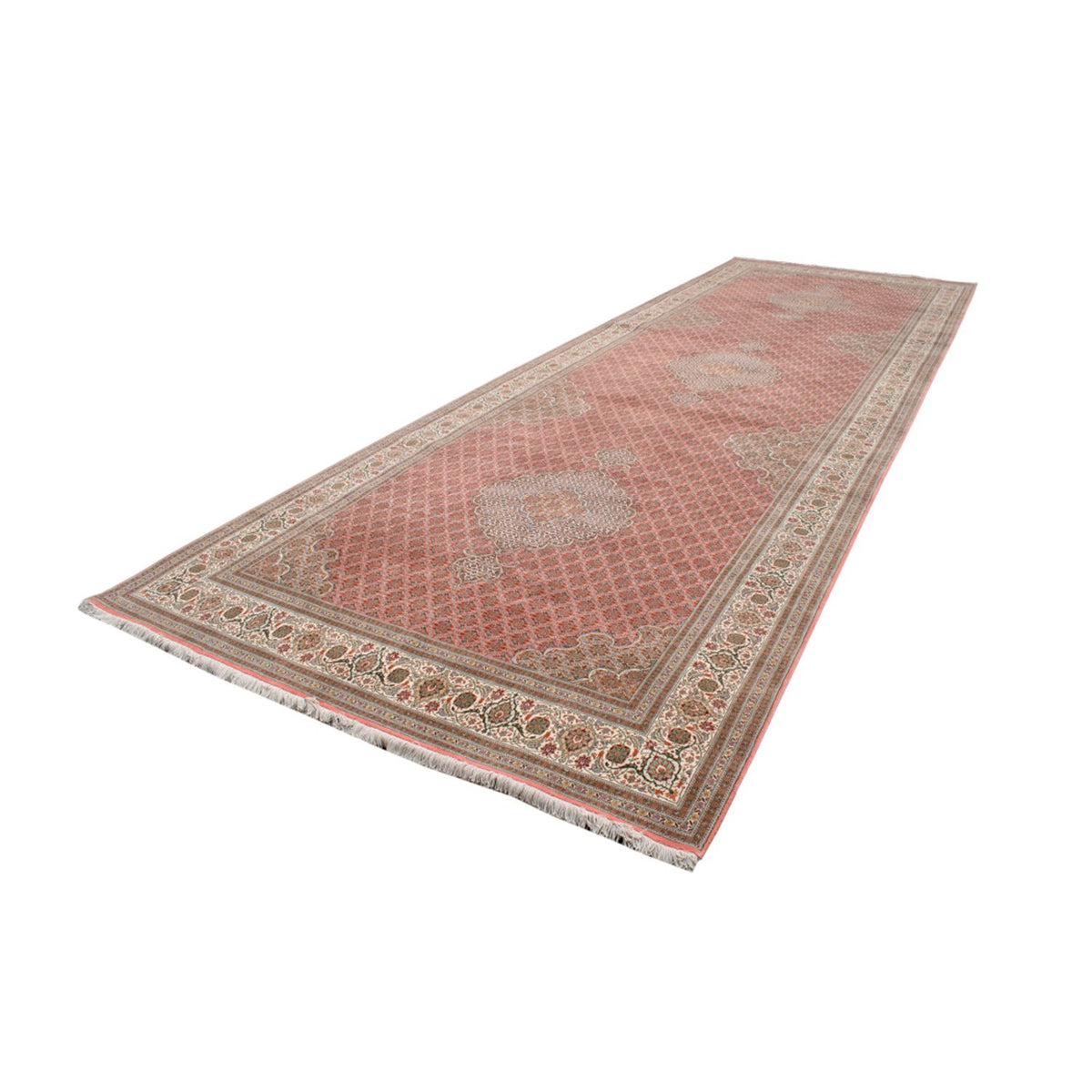 Tappeto Persero - Tabriz - Reale - 600 x 200 cm - rosso