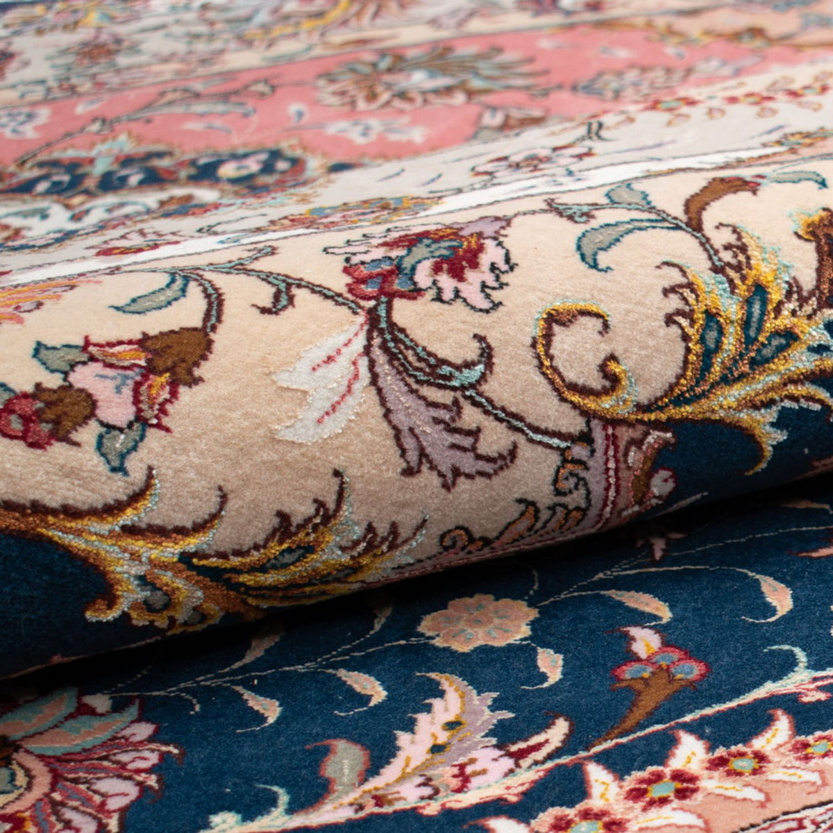 Tappeto Persero - Tabriz - Premio rotondo  - 500 x 500 cm - blu