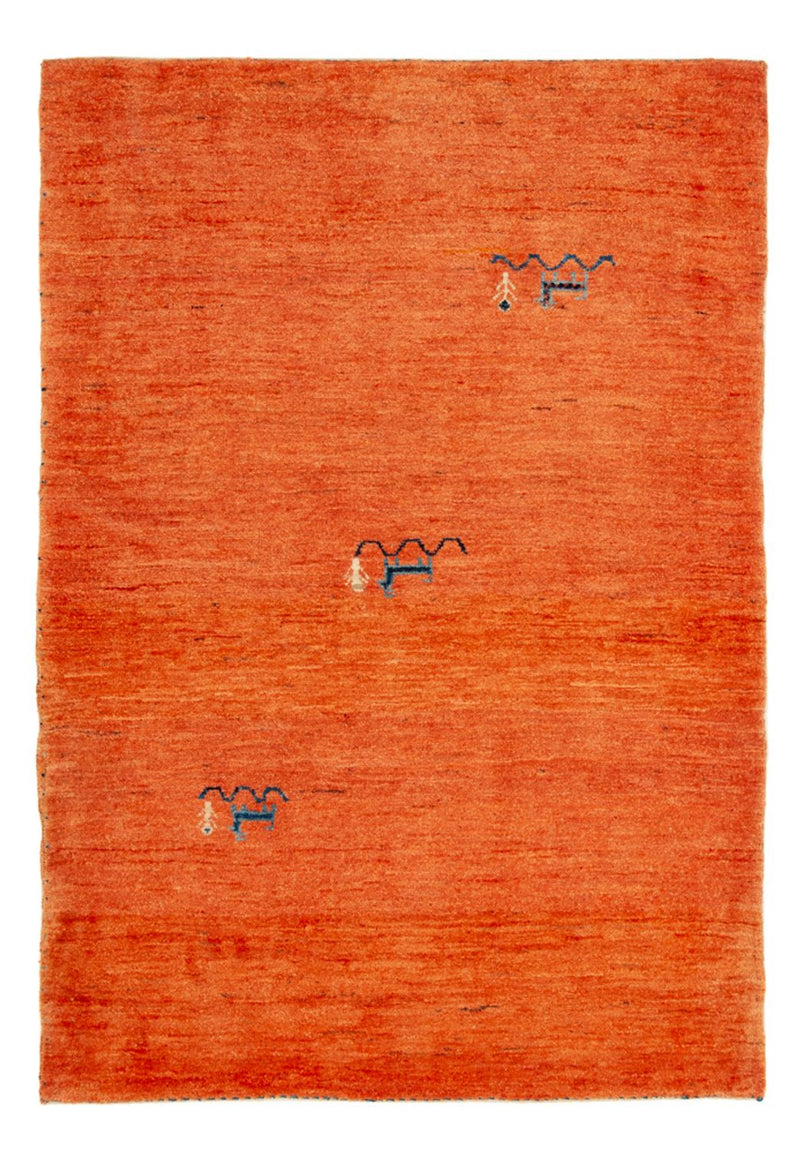 Gabbeh Teppich - Loribaft Perser - 130 x 80 cm - hellrot