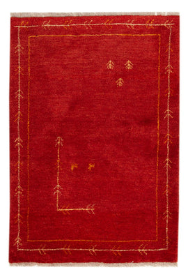 Tappeto Gabbeh - Loribaft Persero - 126 x 85 cm - rosso