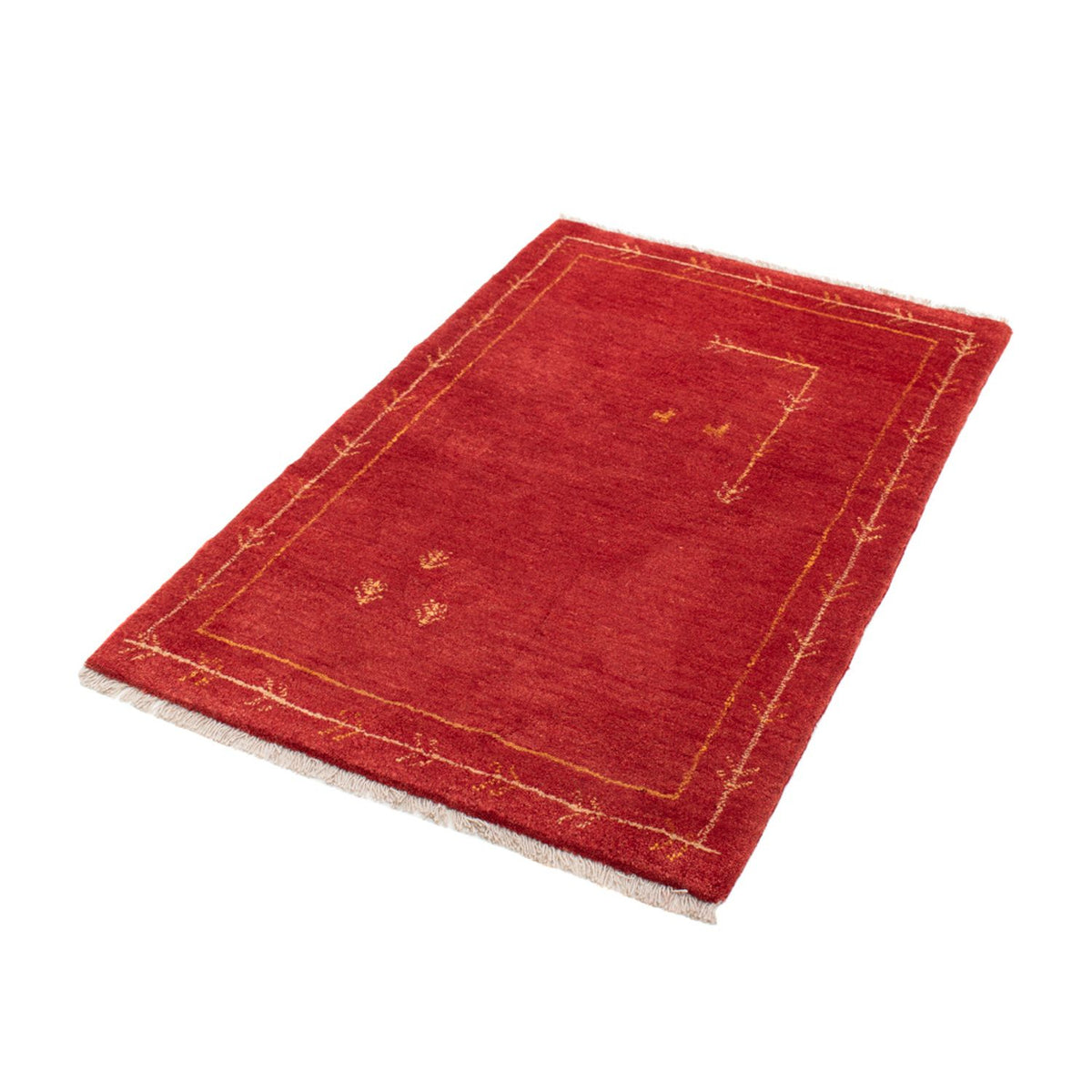 Tappeto Gabbeh - Loribaft Persero - 126 x 85 cm - rosso
