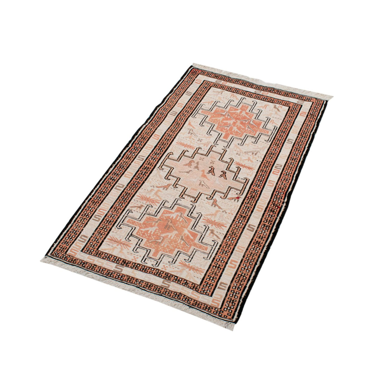 Tappeto Kelim - Orientale - 103 x 62 cm - beige