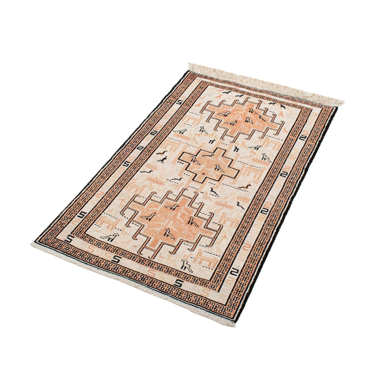 Tappeto Kelim - Orientale - 101 x 65 cm - beige