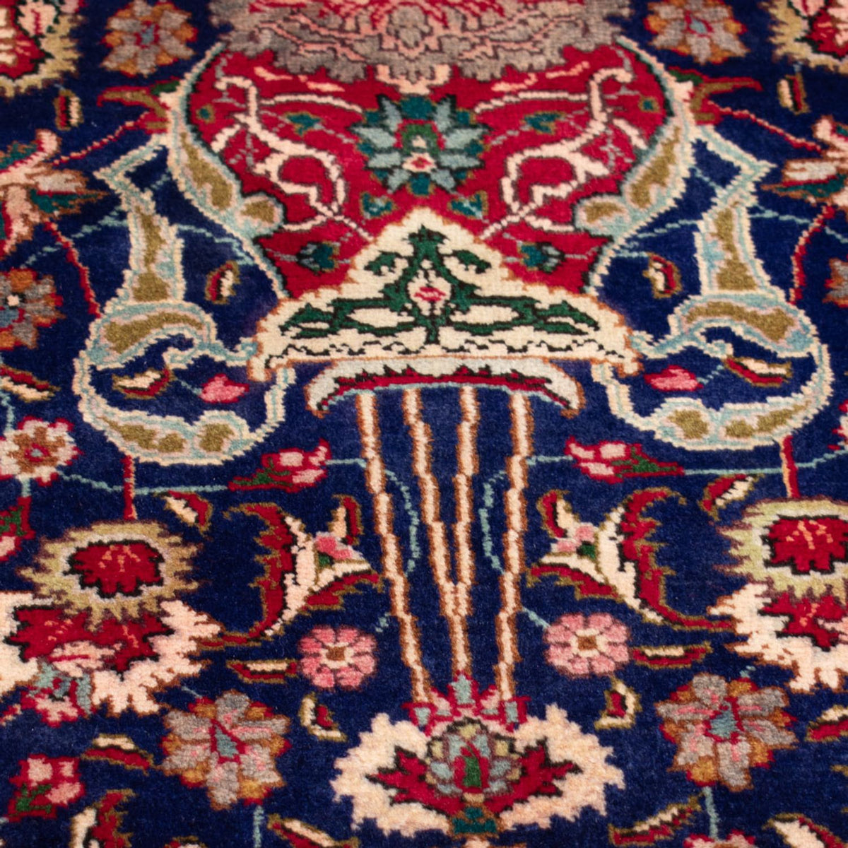 Tappeto Persero - Tabriz - 440 x 354 cm - blu scuro