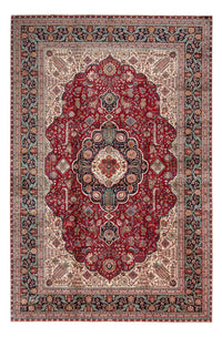 Tappeto Persero - Tabriz - 525 x 350 cm - rosso