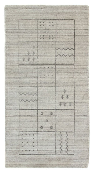 Tappeto vintage - 140 x 70 cm - argento