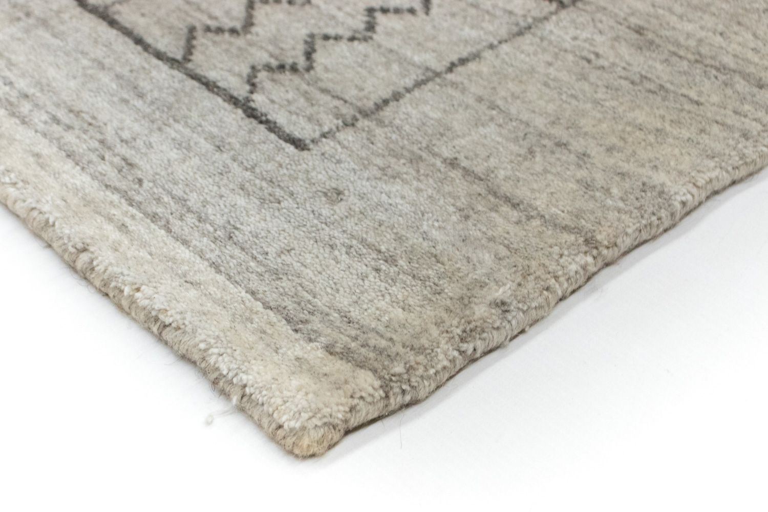 Tappeto vintage - 90 x 60 cm - argento