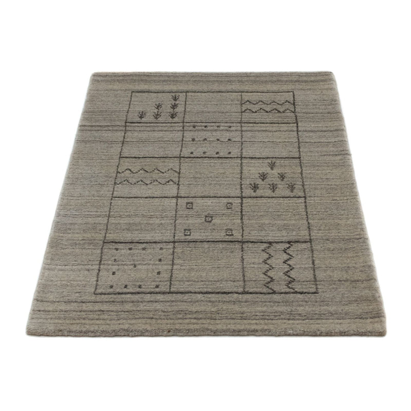 Tappeto vintage - 90 x 60 cm - argento