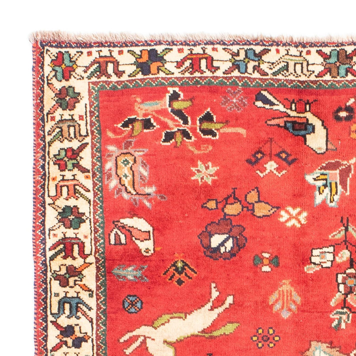 Tappeto Persero - Nomade - 162 x 120 cm - rosso scuro