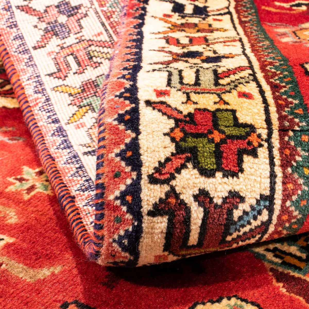 Tappeto Persero - Nomade - 162 x 120 cm - rosso scuro