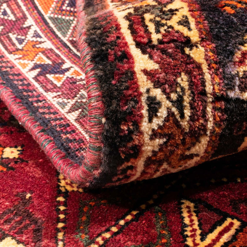 Tappeto Persero - Nomade - 160 x 125 cm - rosso scuro