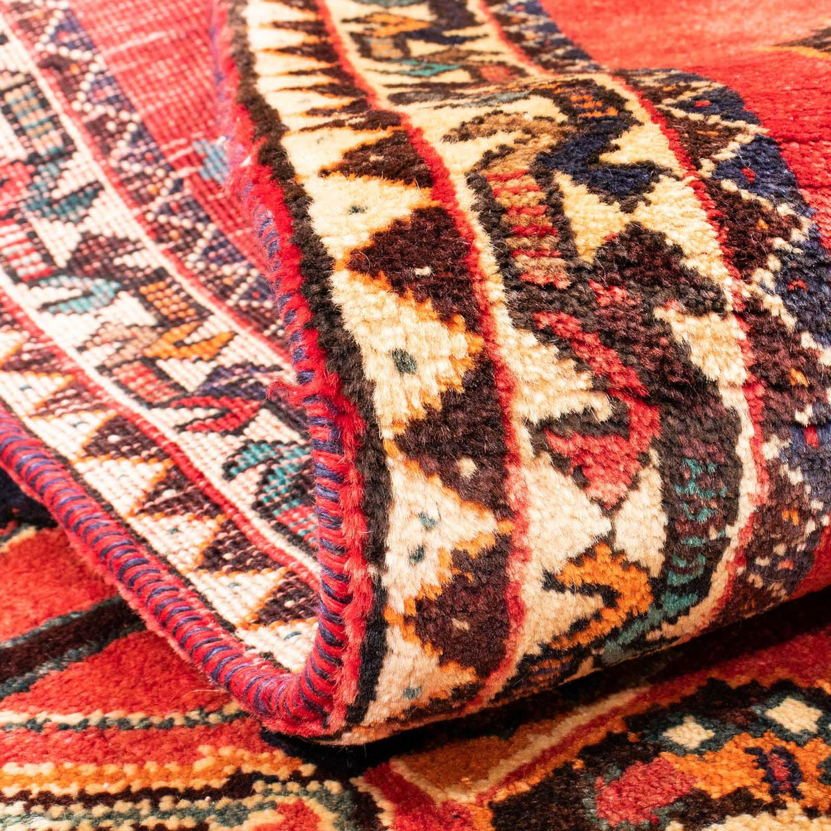 Tappeto Persero - Nomade - 168 x 112 cm - rosso scuro