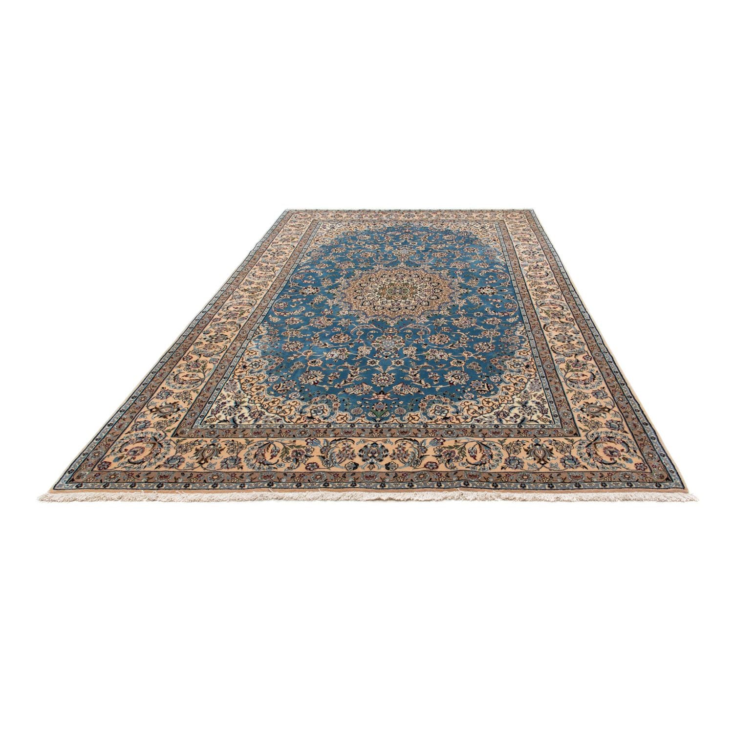 Tappeto Persero - Nain - 296 x 197 cm - blu