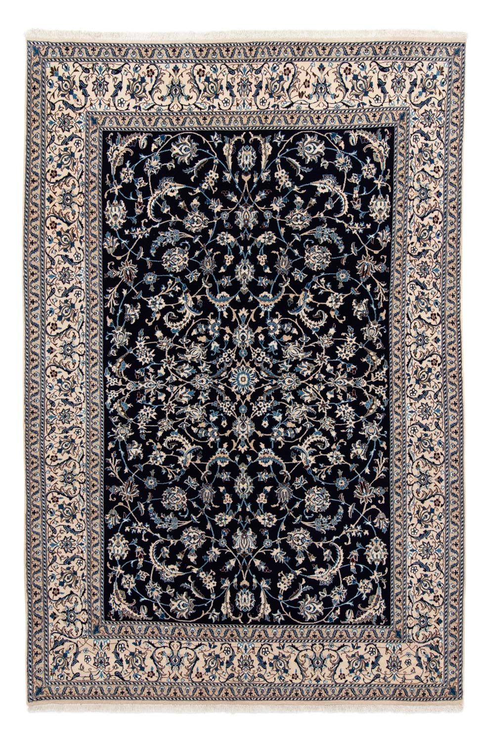 Tappeto Persero - Nain - 295 x 199 cm - blu scuro