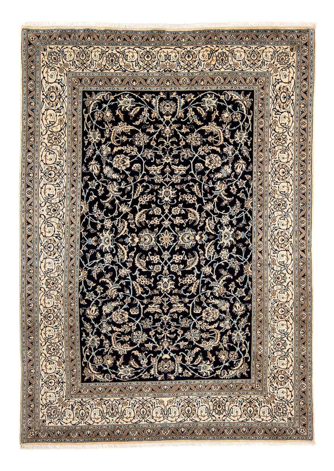 Tappeto Persero - Nain - 280 x 199 cm - blu scuro