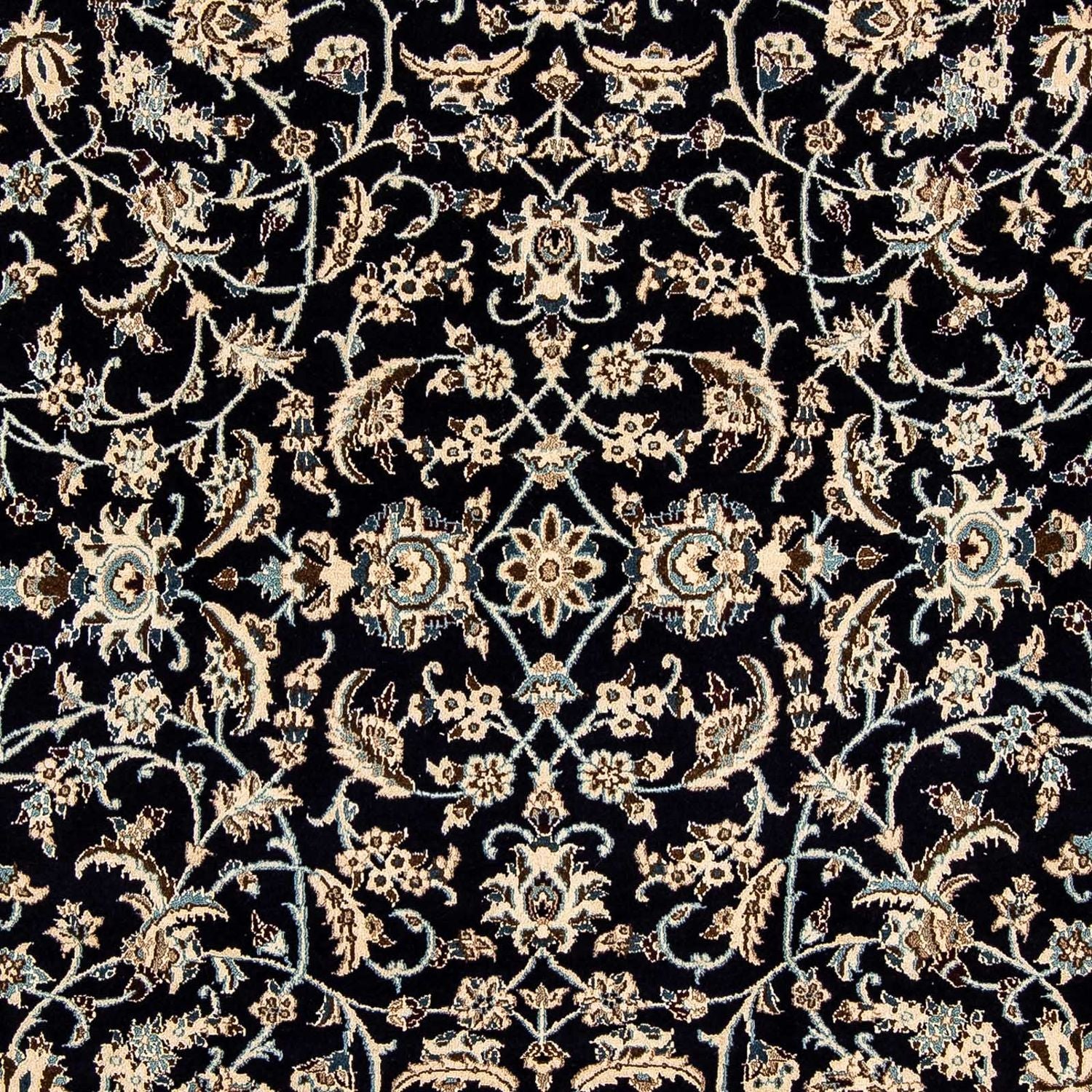 Tappeto Persero - Nain - 280 x 199 cm - blu scuro
