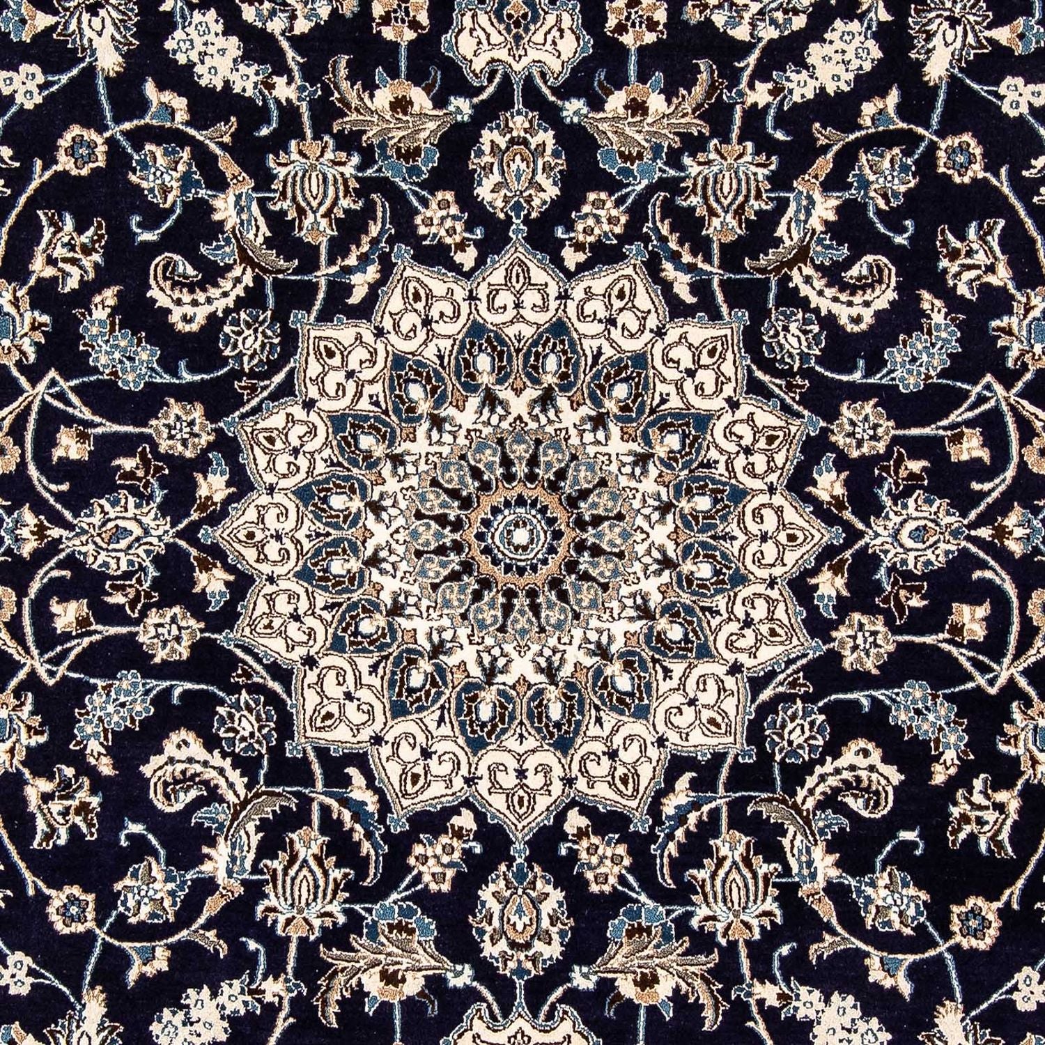 Tappeto Persero - Nain - 297 x 194 cm - blu scuro