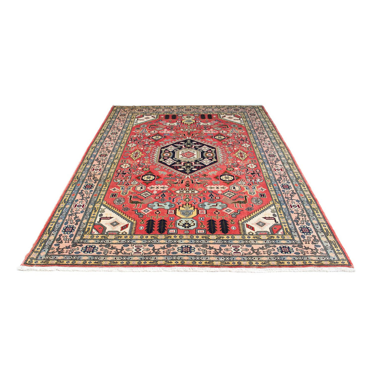 Tappeto Persero - Nain - 241 x 168 cm - rosso chiaro