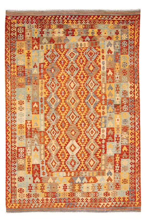 Tappeto Kelim - Splash - 311 x 210 cm - multicolore
