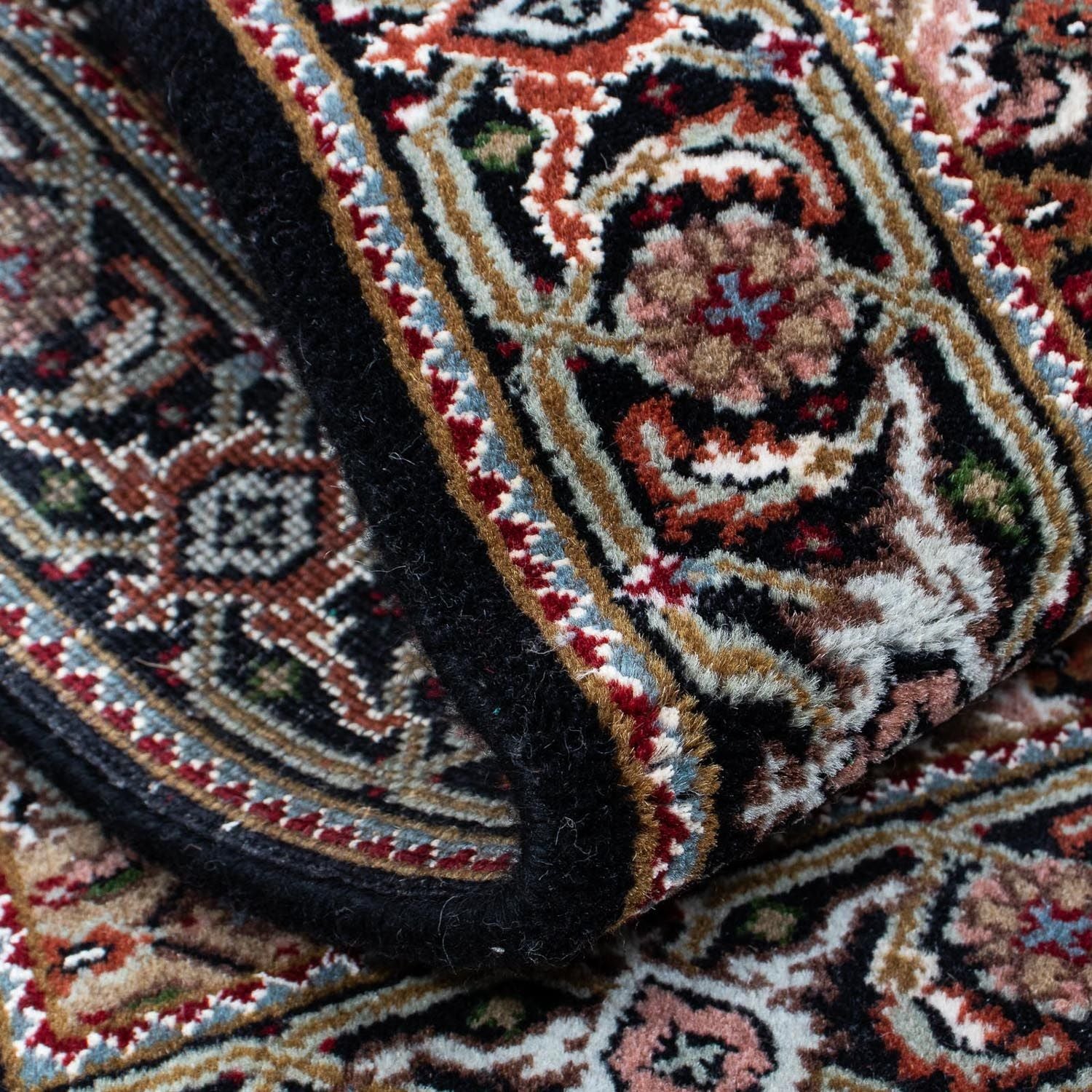 Tappeto Persero - Tabriz - 140 x 73 cm - blu scuro