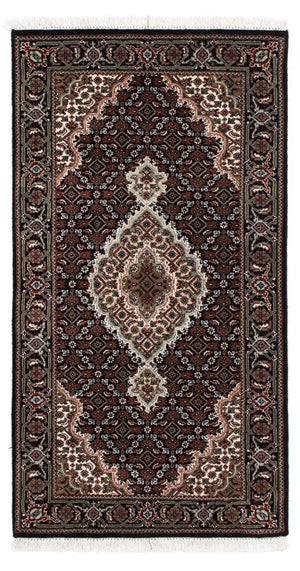 Tappeto Persero - Tabriz - 141 x 73 cm - blu scuro