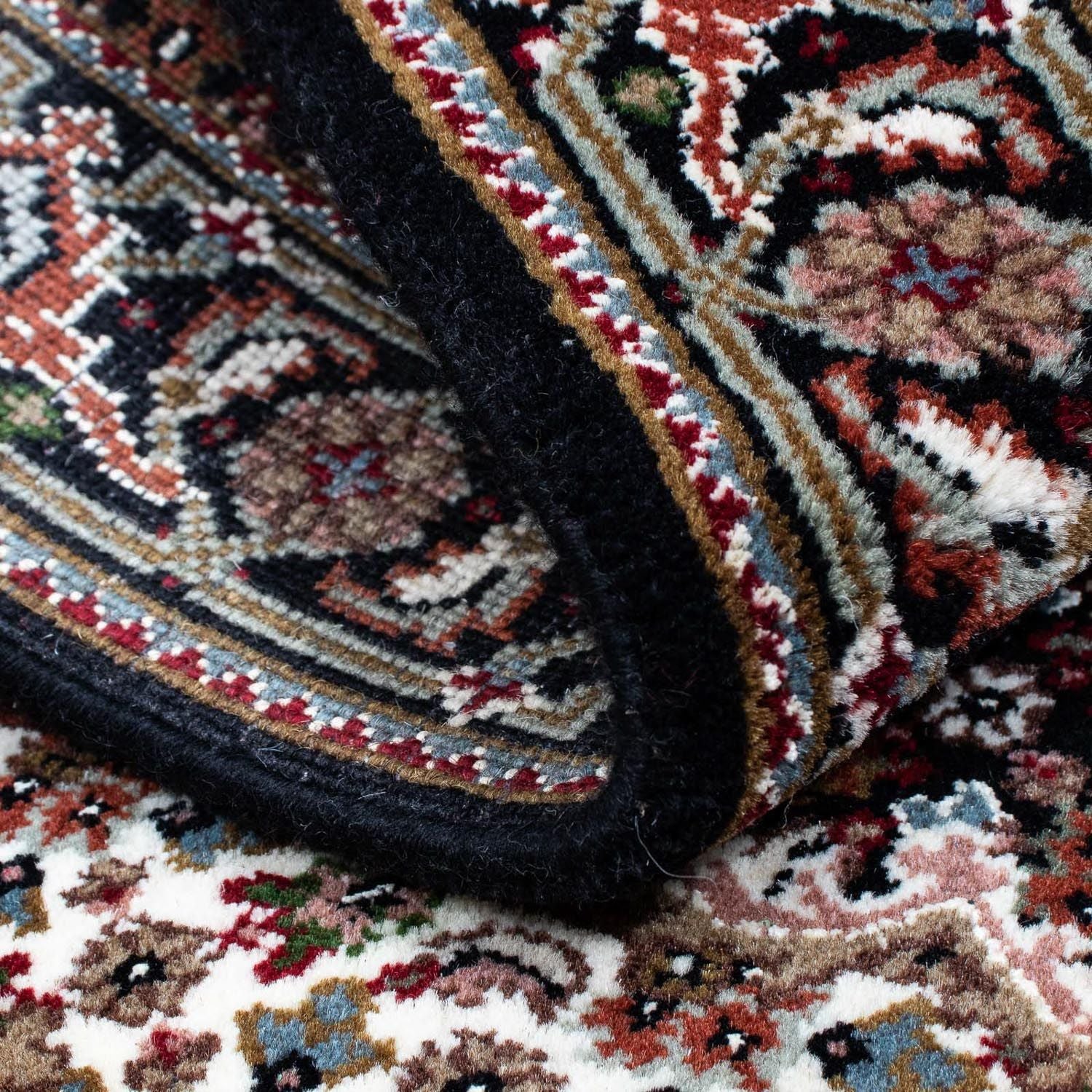 Tappeto Persero - Tabriz - 141 x 73 cm - blu scuro