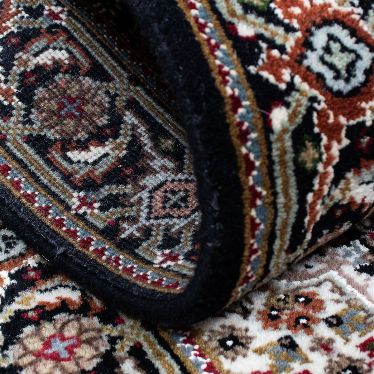 Tappeto Persero - Tabriz - 140 x 72 cm - blu scuro