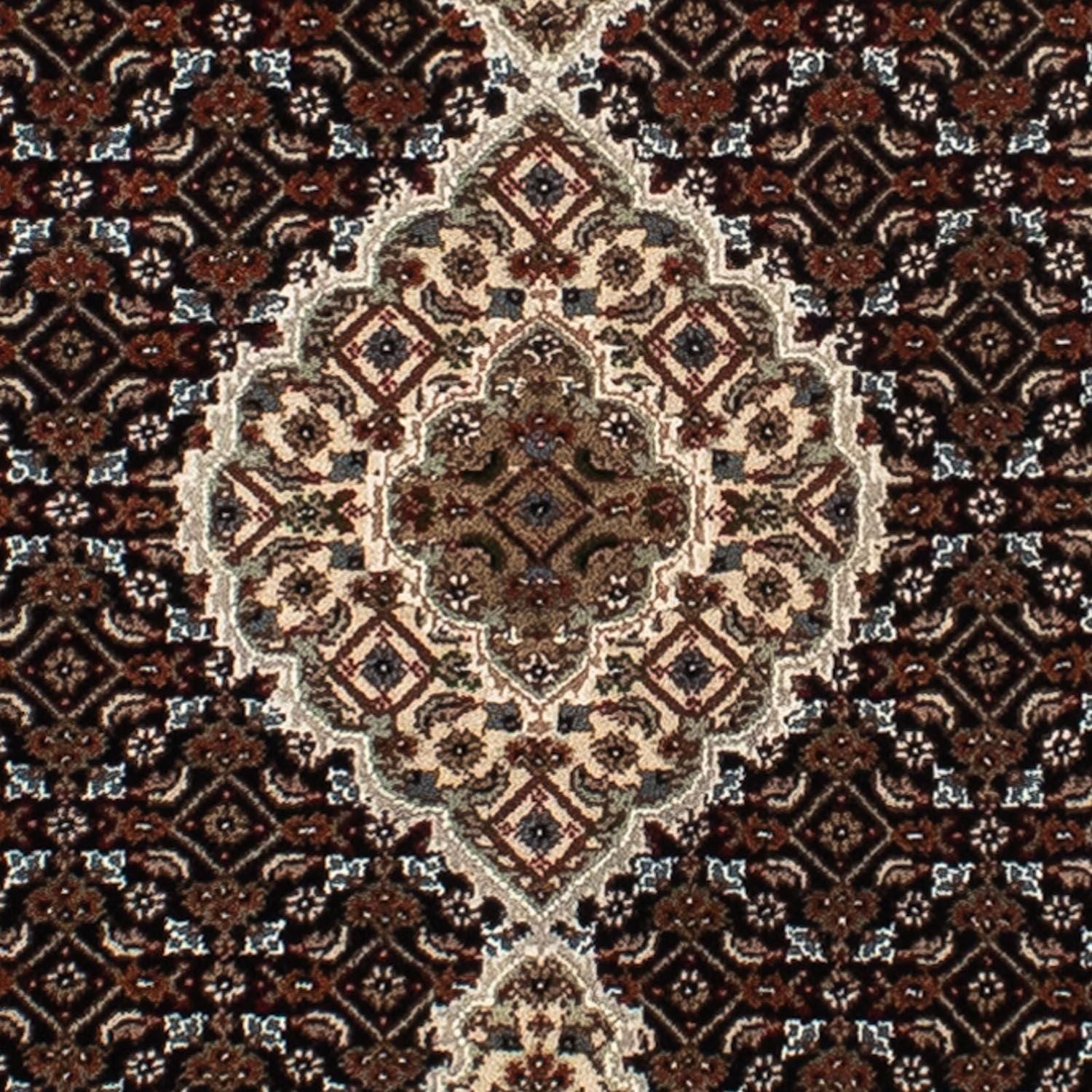Tappeto corsia Tappeto Persero - Tabriz - 195 x 79 cm - blu scuro