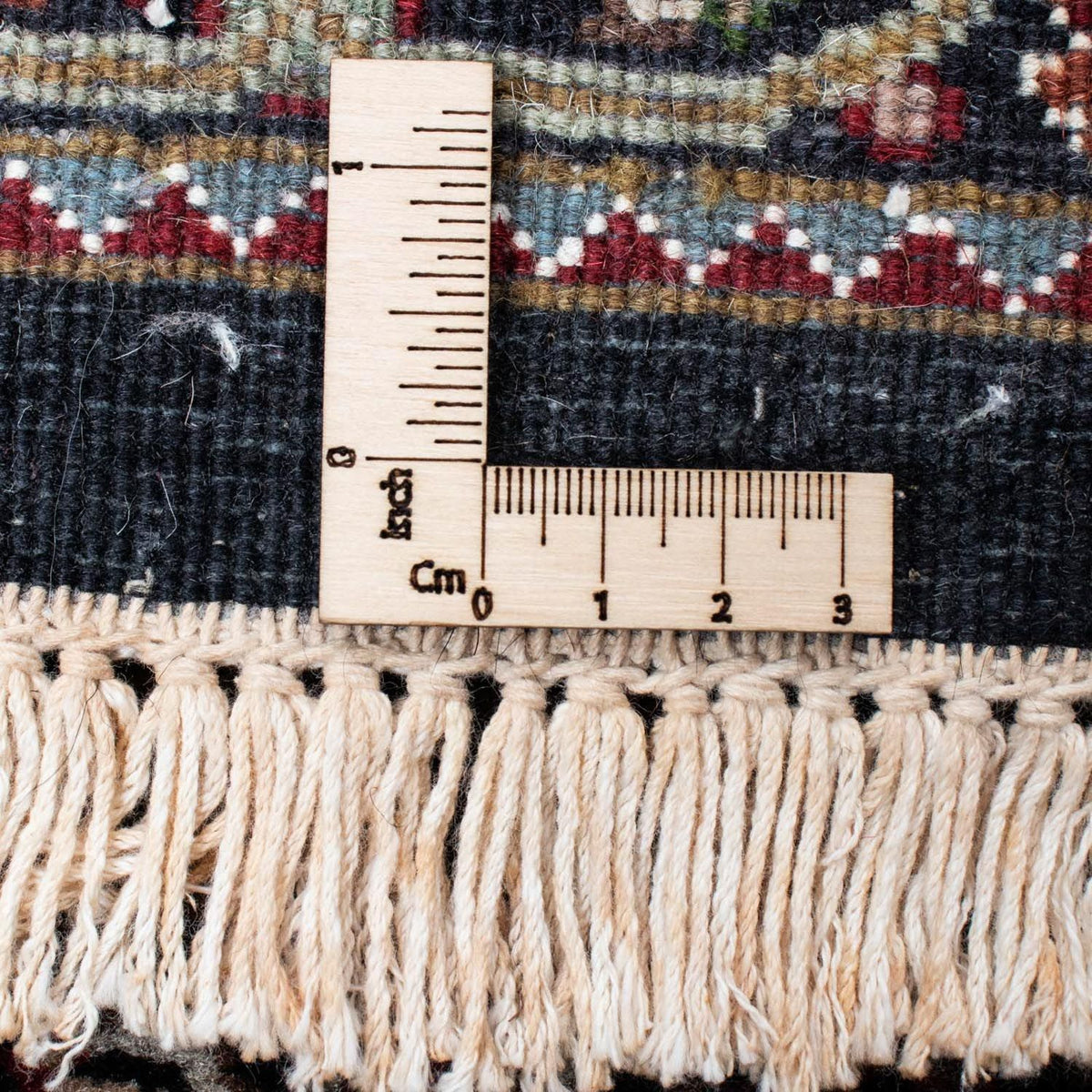 Tappeto corsia Tappeto Persero - Tabriz - 195 x 79 cm - blu scuro
