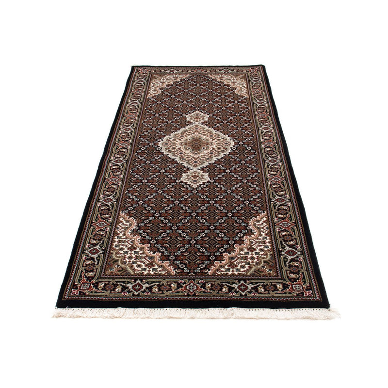 Tappeto corsia Tappeto Persero - Tabriz - 199 x 81 cm - blu scuro