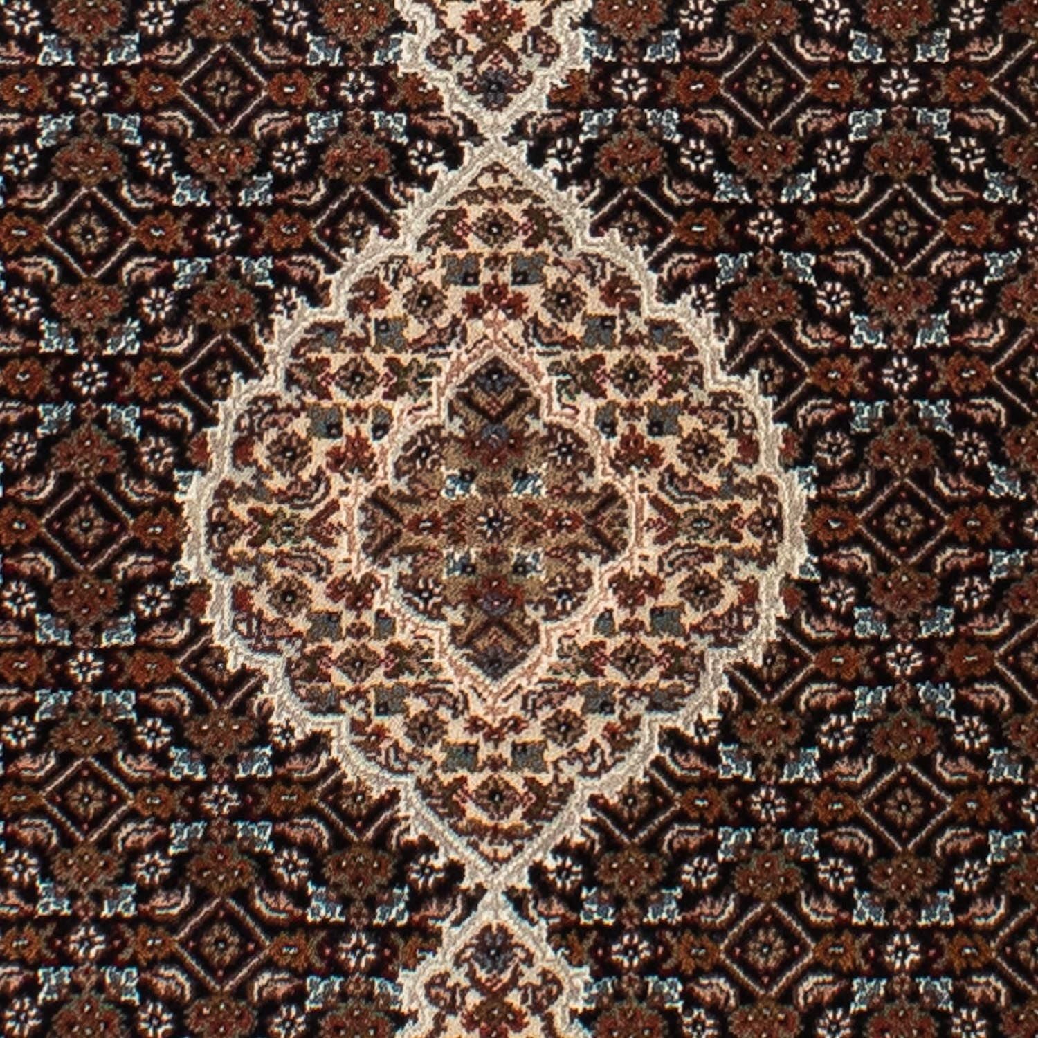 Tappeto corsia Tappeto Persero - Tabriz - 251 x 82 cm - blu scuro