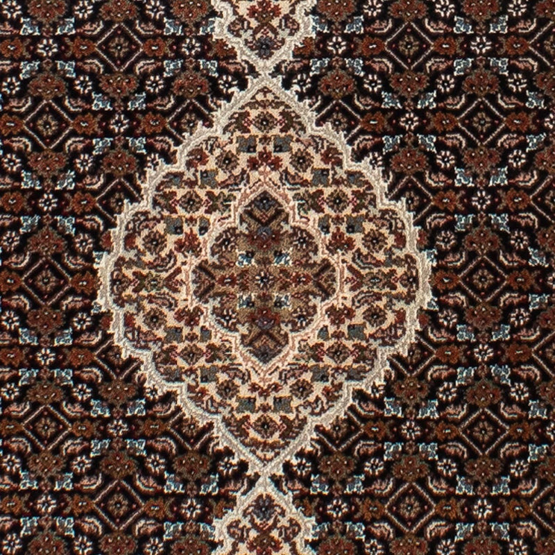 Tappeto corsia Tappeto Persero - Tabriz - 251 x 82 cm - blu scuro