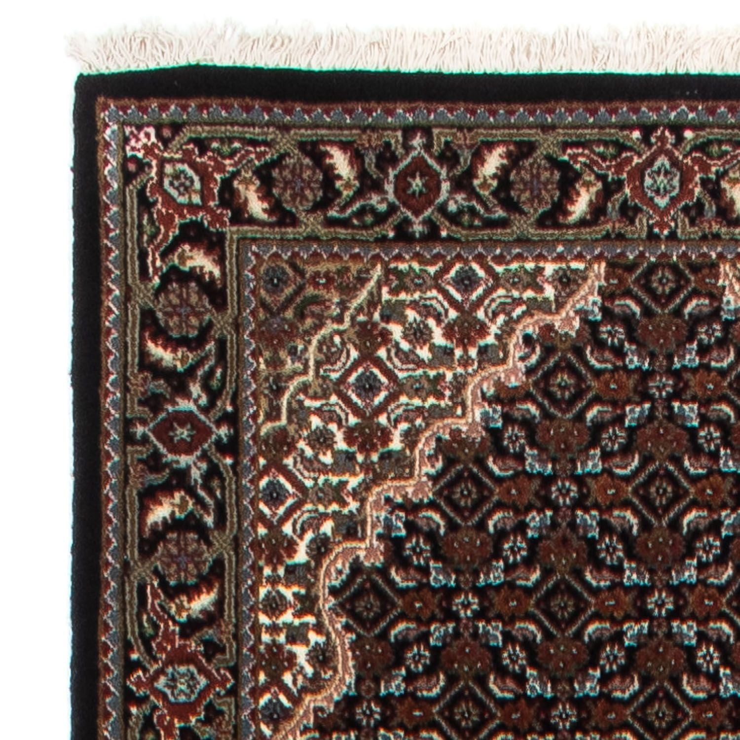 Tappeto corsia Tappeto Persero - Tabriz - 393 x 83 cm - blu scuro