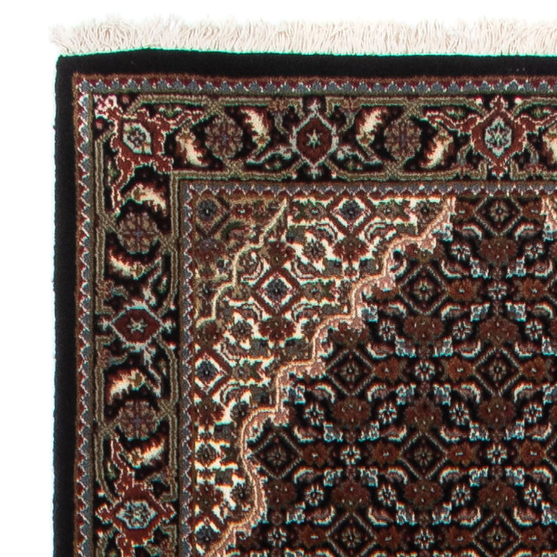 Tappeto corsia Tappeto Persero - Tabriz - 393 x 83 cm - blu scuro