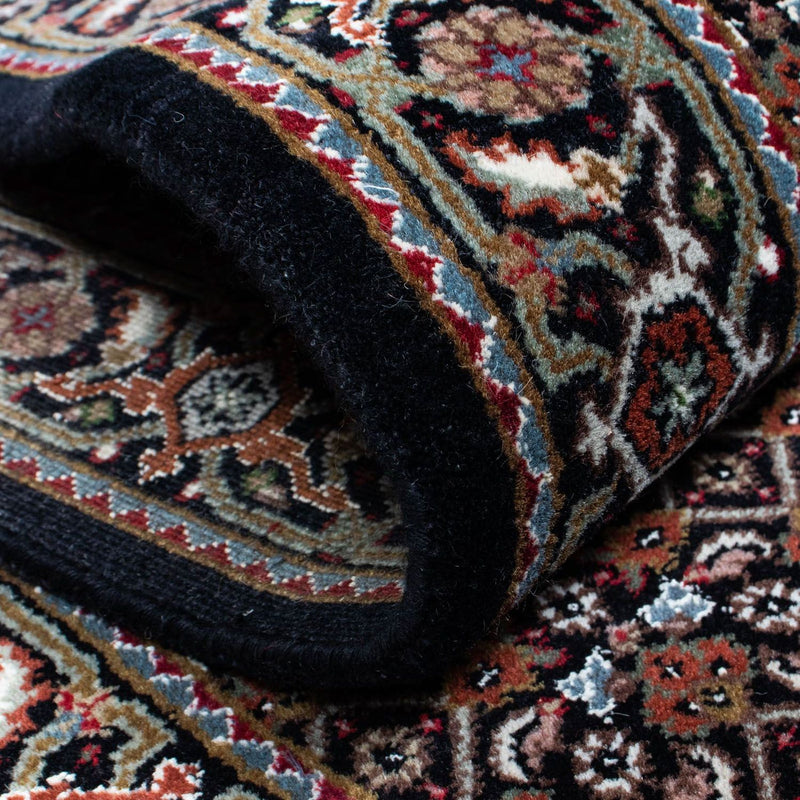 Tappeto corsia Tappeto Persero - Tabriz - 393 x 83 cm - blu scuro