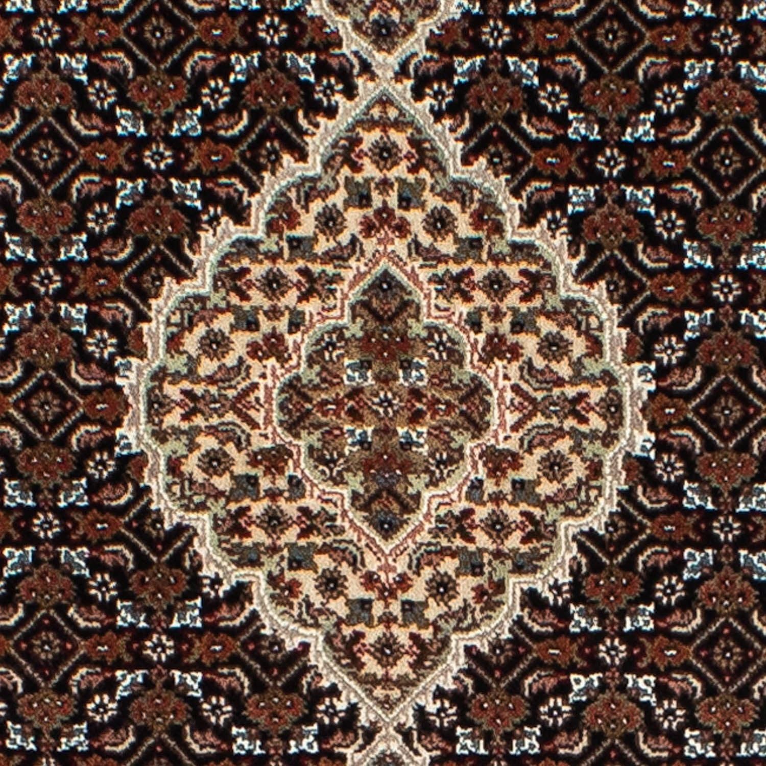 Tappeto corsia Tappeto Persero - Tabriz - 401 x 82 cm - blu scuro