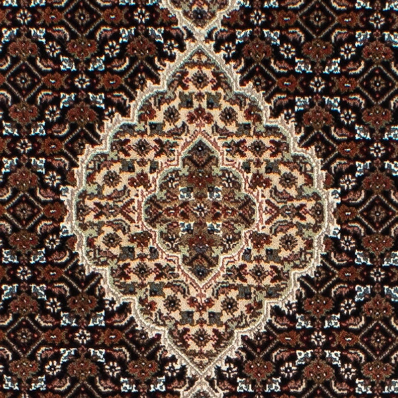 Tappeto corsia Tappeto Persero - Tabriz - 401 x 82 cm - blu scuro