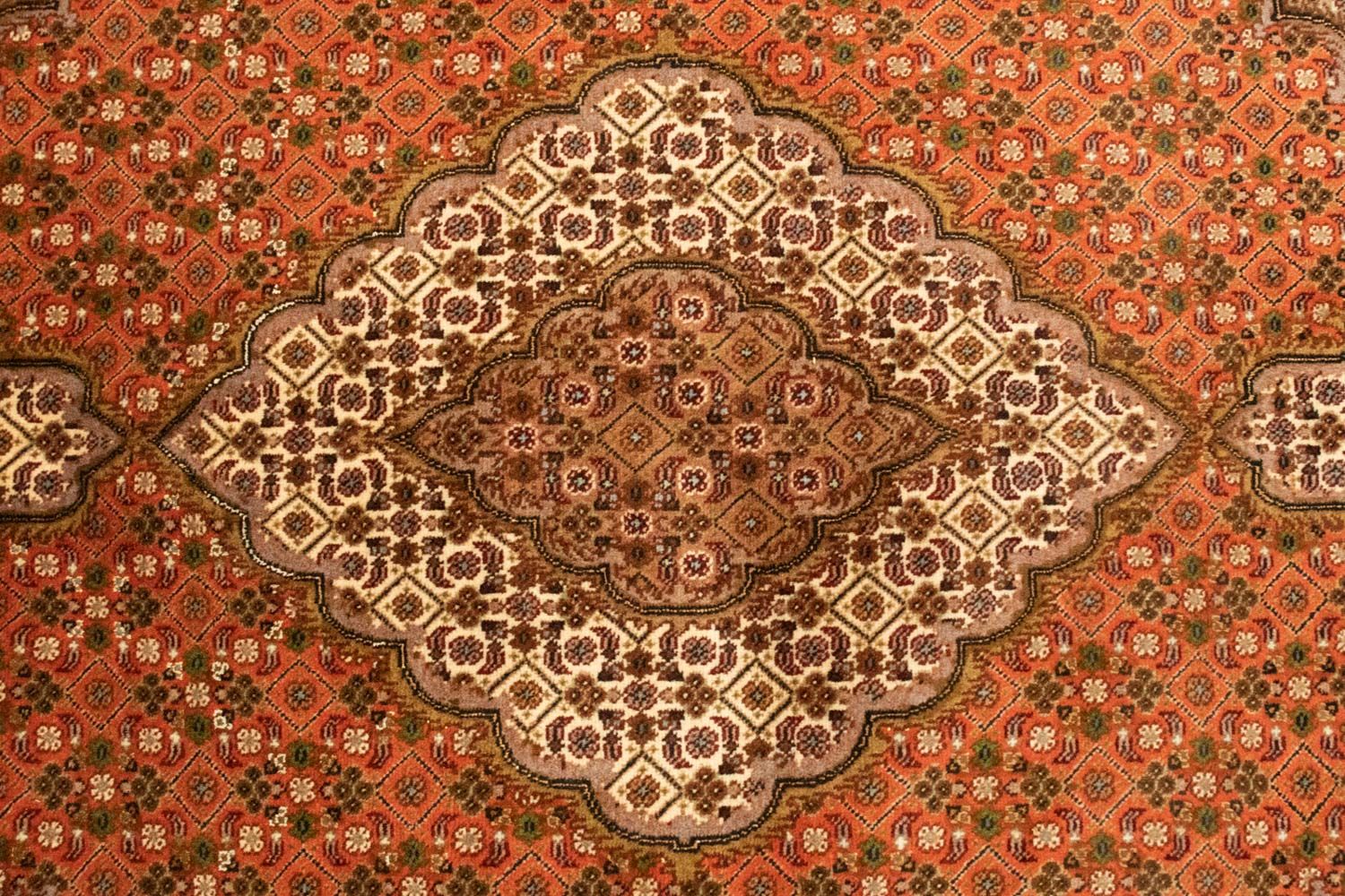 Tappeto Persero - Tabriz - 205 x 145 cm - ruggine