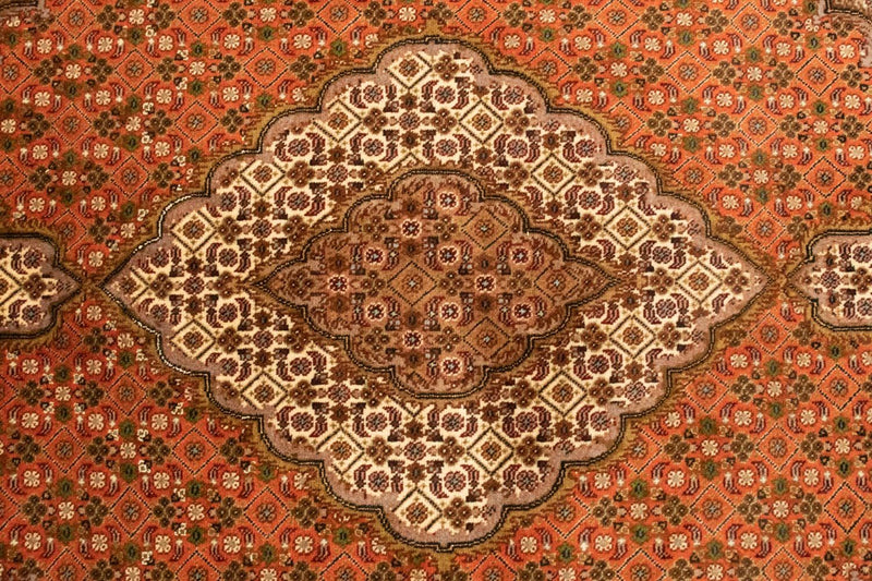 Tappeto Persero - Tabriz - 205 x 145 cm - ruggine