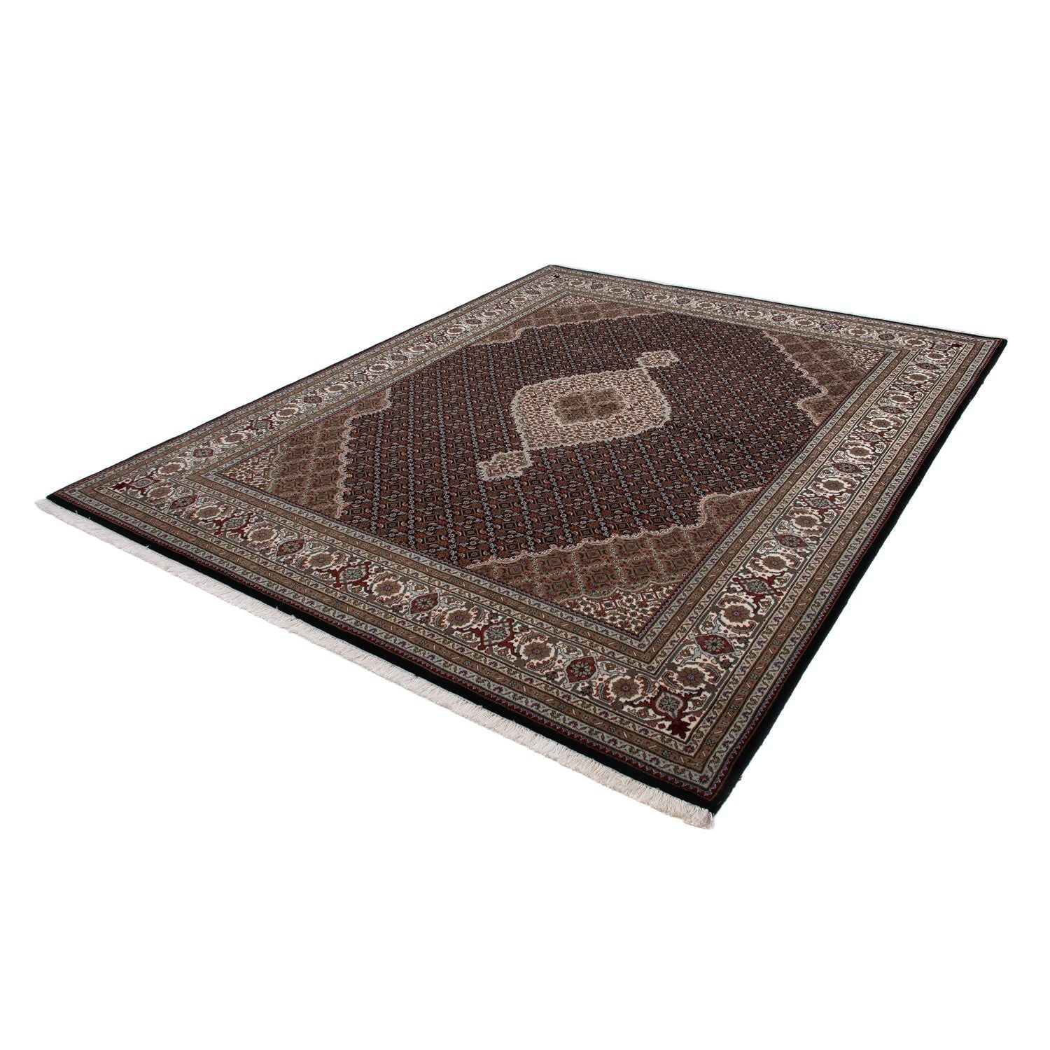 Tappeto Persero - Tabriz - 253 x 203 cm - blu scuro