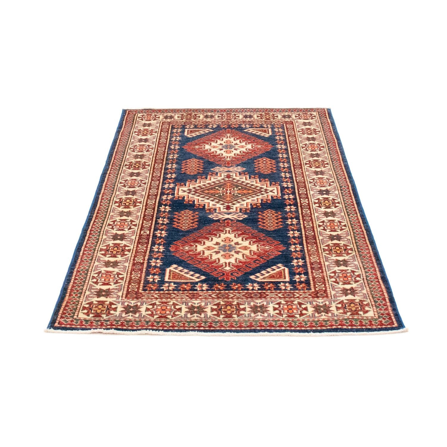 Tappeto Ziegler - Kazak - 156 x 90 cm - blu scuro