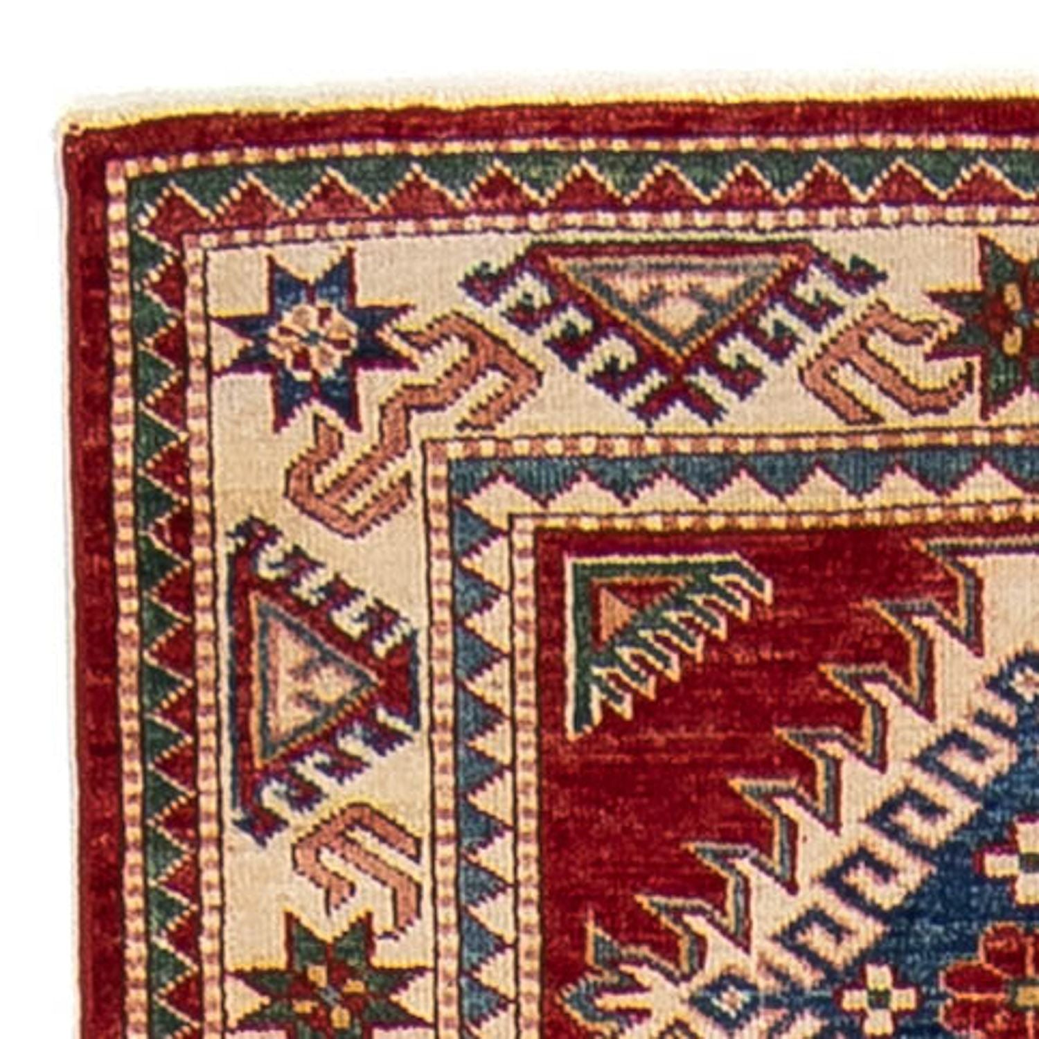 Tappeto corsia Tappeto Ziegler - Kazak - 312 x 77 cm - rosso scuro