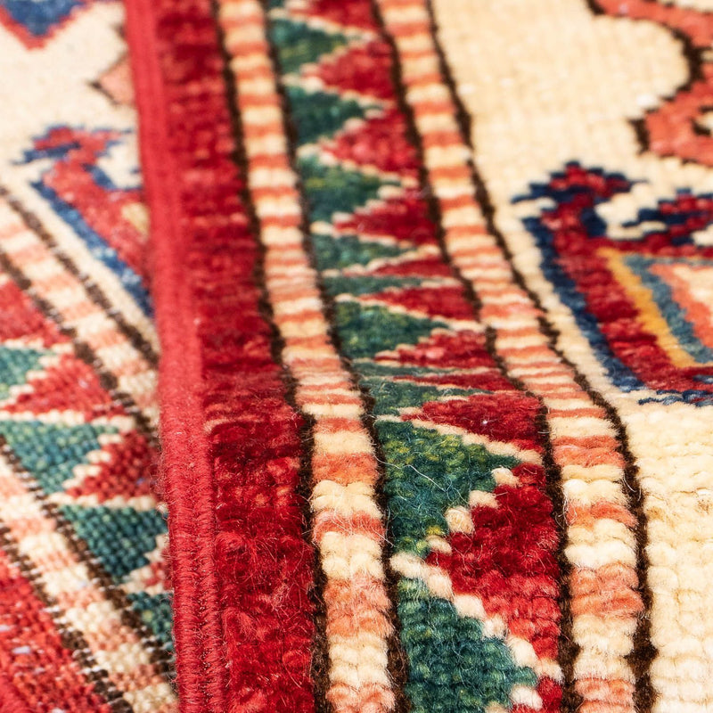 Tappeto corsia Tappeto Ziegler - Kazak - 312 x 77 cm - rosso scuro