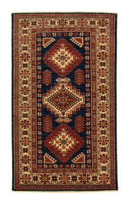 Tappeto Ziegler - Kazak - 157 x 93 cm - blu scuro